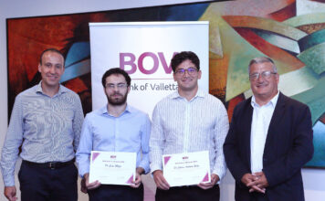 DR SEAN MIZZI U DR JULIAN ANDREW BORG REBBIEĦA TAL-PREMJU BOV FIL-MEDIĊINA GĦALL-2025 U L-2026