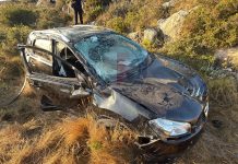 Mara bi ġrieħi gravi wara li tilfet il-kontroll tal-karozza f’Binġemma
