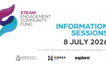 L-Esplora jniedi l-Fond Komunitarju għall-Involviment fi STEAM 2026