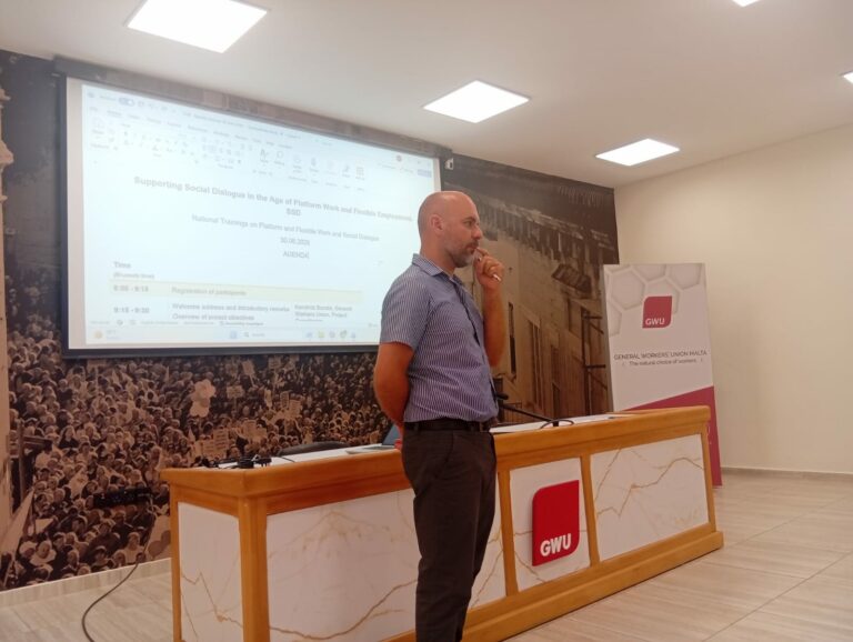Jintemm il-workshop dwar il-ħaddiema tal-pjattaforma