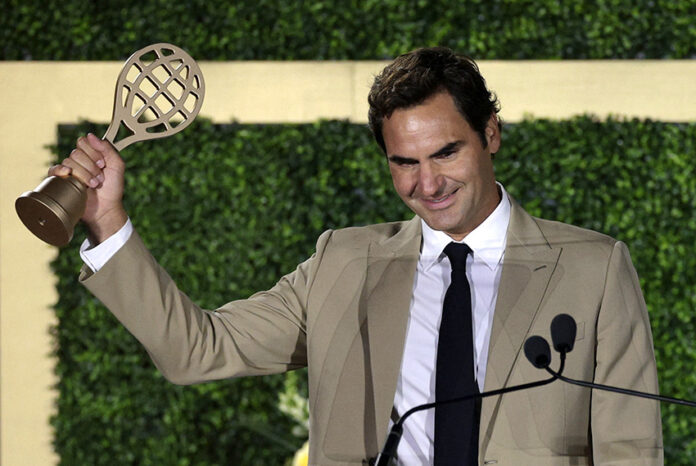 Induction ceremony at the International Tennis Hall of Fame