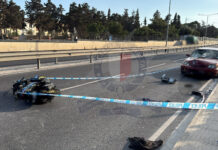Sewwieq ta’ mutur isofri ġrieħi gravi f’inċident tat-traffiku