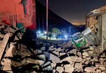 Terremot jheżżeż partijiet mill-Perù