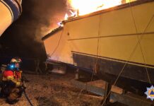 Dgħajsa tinħaraq fuq l-art f’Marsaskala