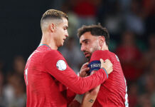 Titlu: Bruno Fernandes jista’ jitneħħa mill-kamp tal-Portugall minħabba problemi fiżiċi