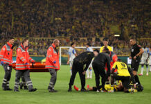 Player ta’ Borussia Dortmund jittieħed b’urġenza l-isptar wara li kkollassa fil-logħba kontra Villarreal