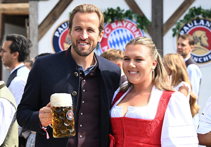Bayern Munich players at Oktoberfest