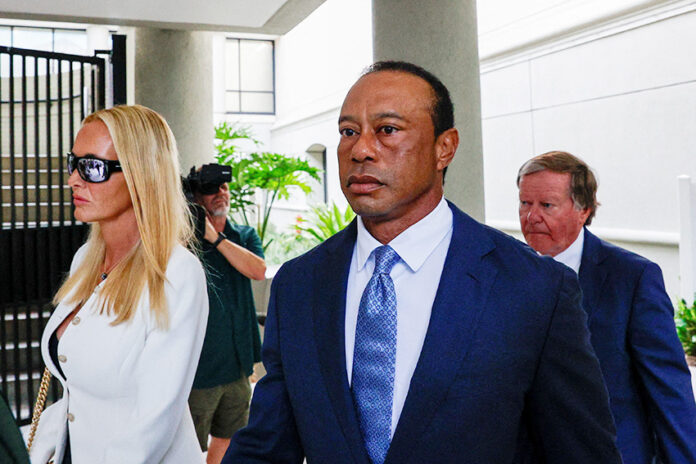 Tiger Woods appears in court on DUI charge, in Stuart