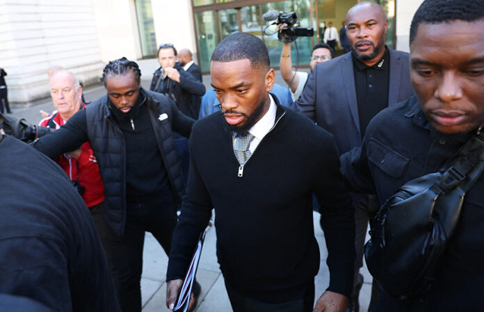 Ivan Toney appears at Westminster Magistrates charged with assault