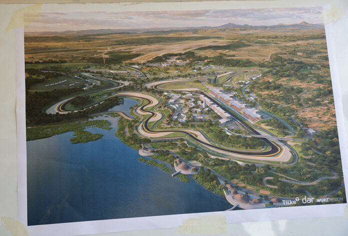 General view of the site where the Bugesera circuit will be constructed, after Formula 1 officially announced a 10-year agreement to host the African Grand Prix in Rwanda