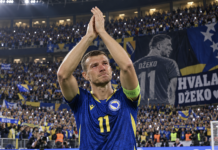 Edin Dzeko se jagħti l-addio lit-team nazzjonali ta’ Bosnja fil-partita kontra l-Isvezja