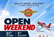 Il-Malta Model Aircraft Flying AssociationTħabbar Open Weekend f’Ta’ Qali b’risq Puttinu