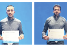 Ezekiel Barbara u l-Assistant Referee Elite Andrea Pavia Schiavone temmew b’suċċess il-programm prestiġjuż tal-UEFA CORE 63