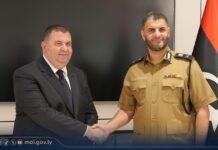 Il-Ministru Glenn Bedingfield jiltaqa’ mal-Ministru Libjan għall-Intern biex isaħħaħ il-koperazzjoni bejn iż-żewġ pajjiżi