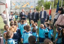 Il-Ministru Byron Camilleri u l-Ministru Clint Camilleri jilqgħu lill-Kummissarji Ewropej Piotr Serafin u Glenn Micallef fi żjara li enfasizzat l-importanza tal-investiment Ewropew fl-edukazzjoni