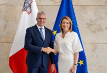 Il-President tal-Parlament Ewropew, Roberta Metsola, bl-ewwel żjara tagħha lill-Ispeaker tal-Parlament